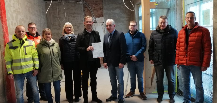District Administrator Jürgen van der Horst welcomed the representatives of the UNESCO Geoparks and the certification body to the workshop during their visit to the local Geopark GrenzWelten.