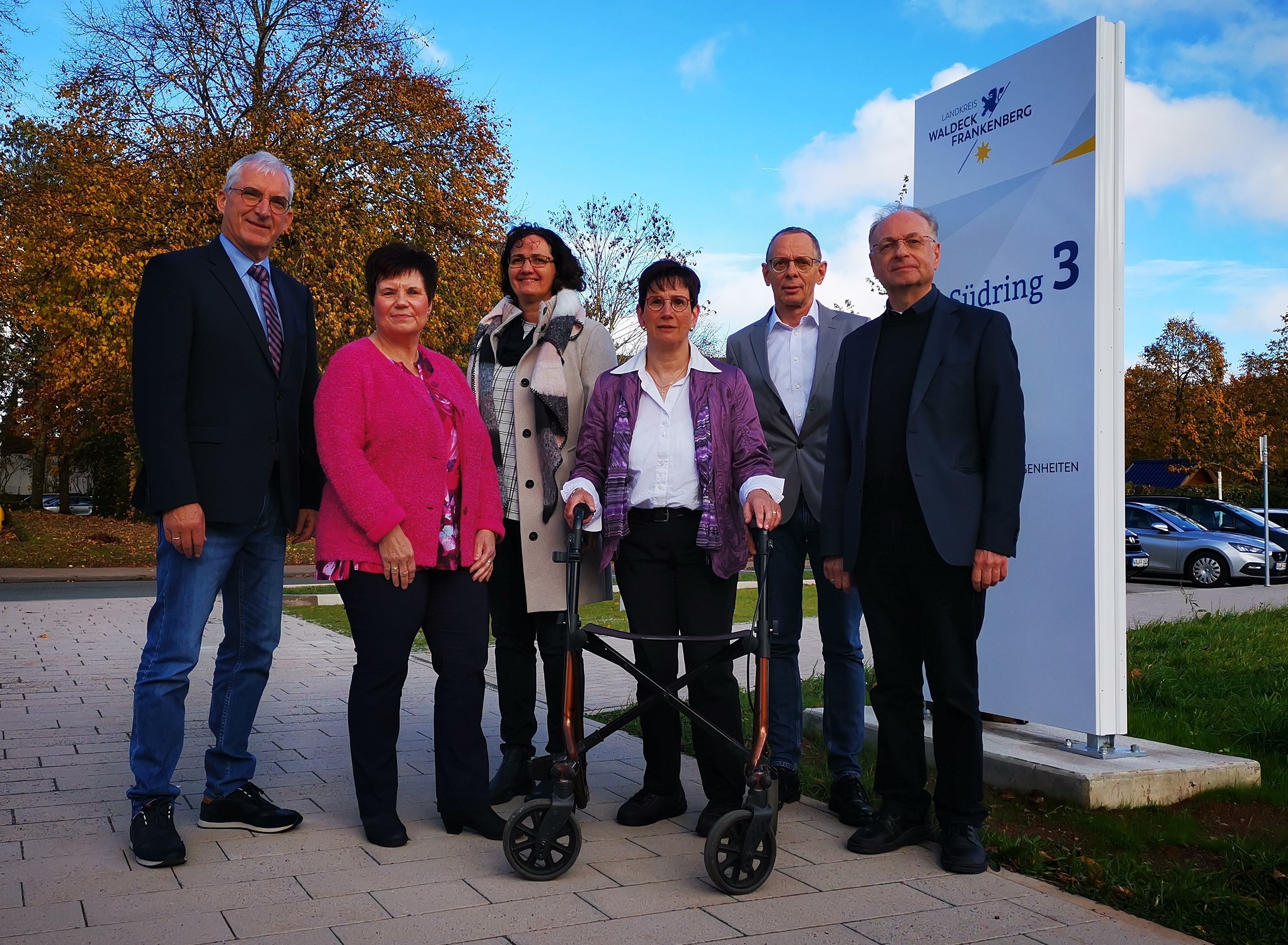 District Administrator Jürgen van der Horst welcomed the representatives of the UNESCO Geoparks and the certification body to the workshop during their visit to the local Geopark GrenzWelten.